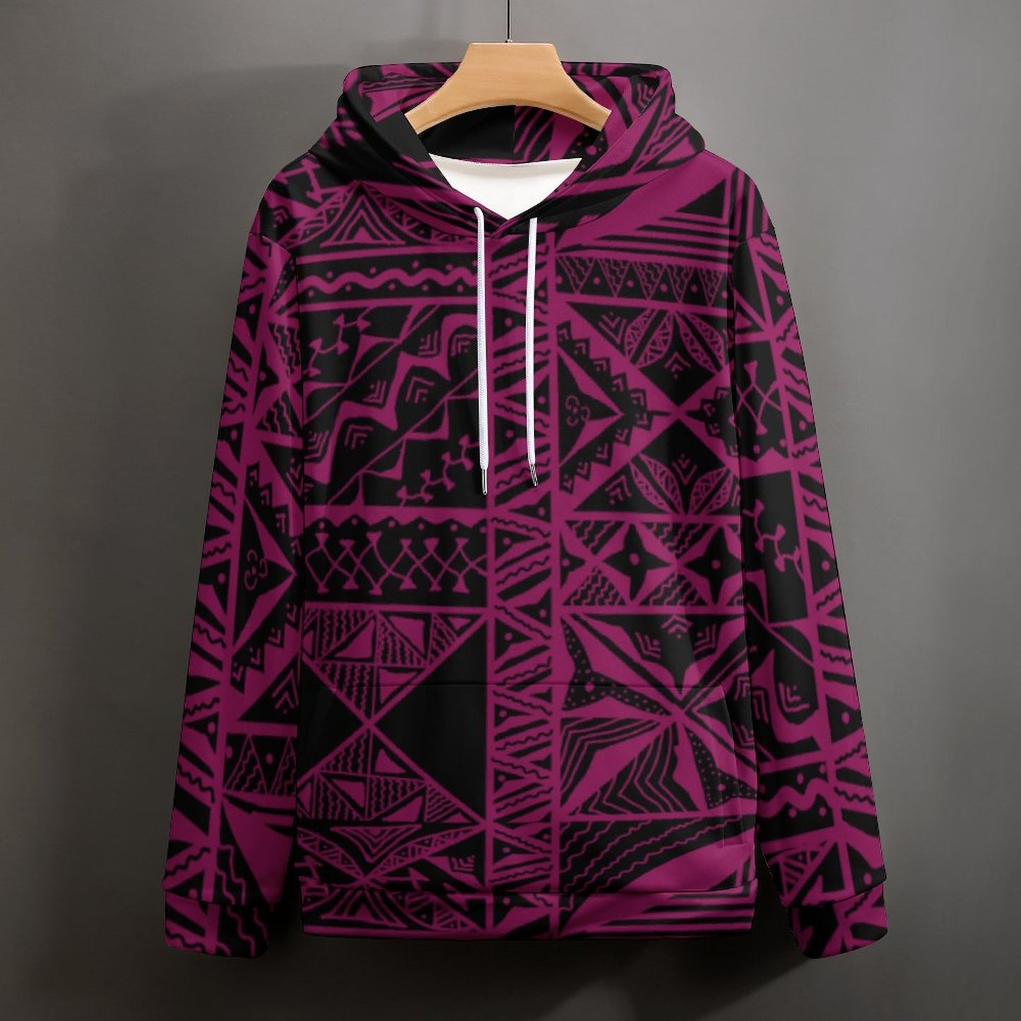 Sweat à capuche rose fluo
