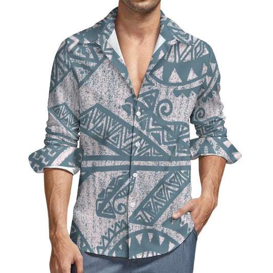 Chemise kalaga vert imprimé gatu