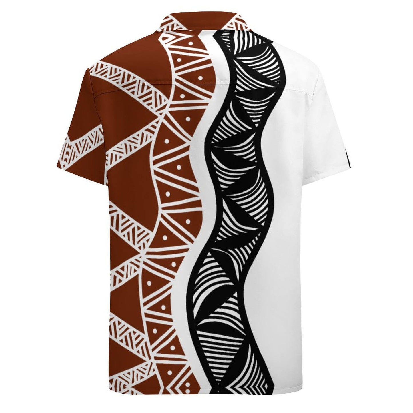 Chemise hévi blanc imprimé gatu