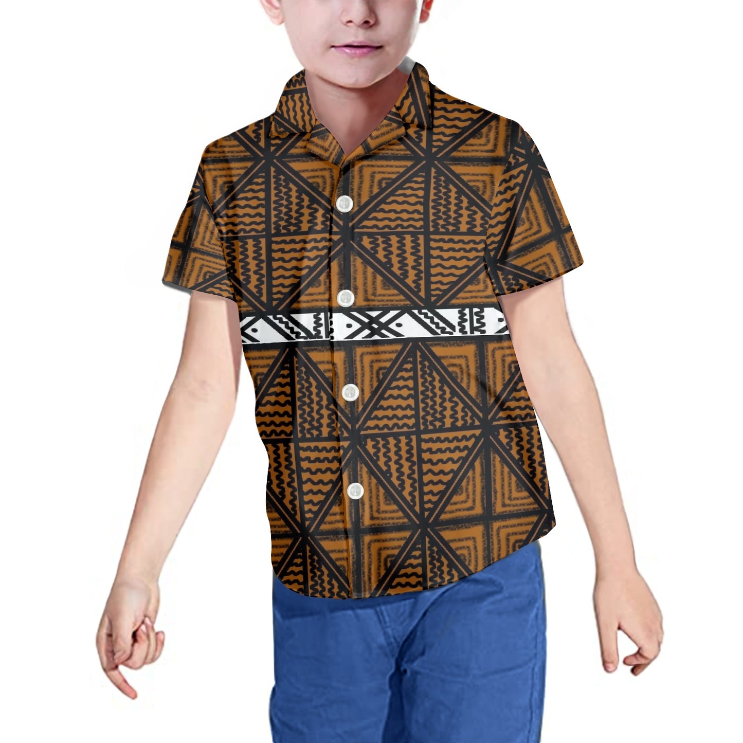 Chemise matt imprimé gatu