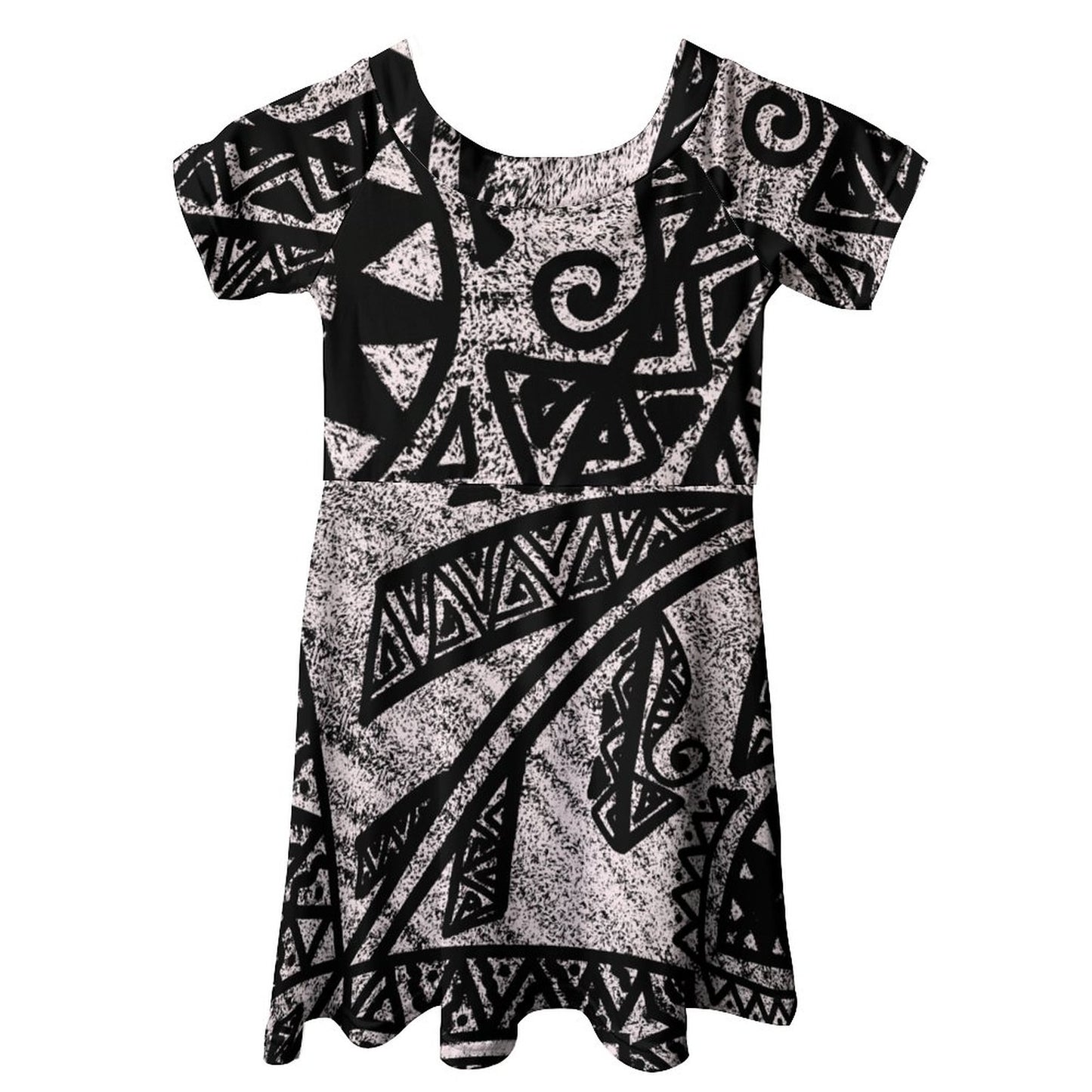 Robe laa imprimée noir