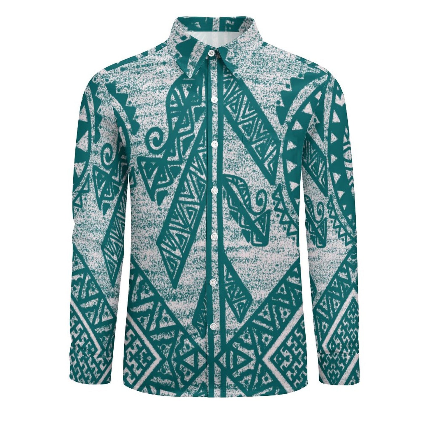 Chemise kalaga imprimé vert