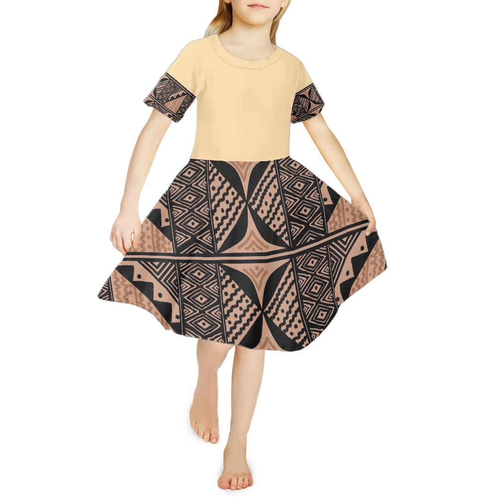Robe petite fille gatu beige