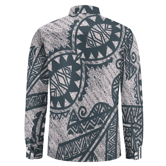 Chemise vert foncé kalaga imprimé gatu