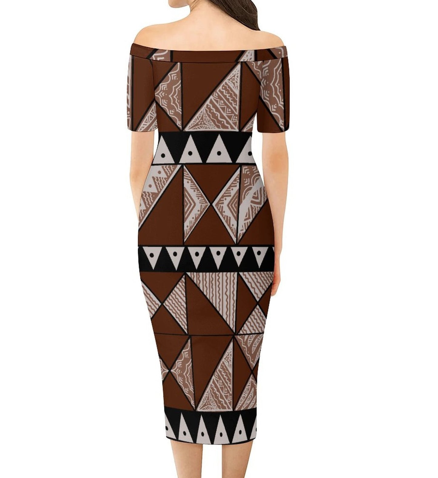 Robe longue leï beige gatu