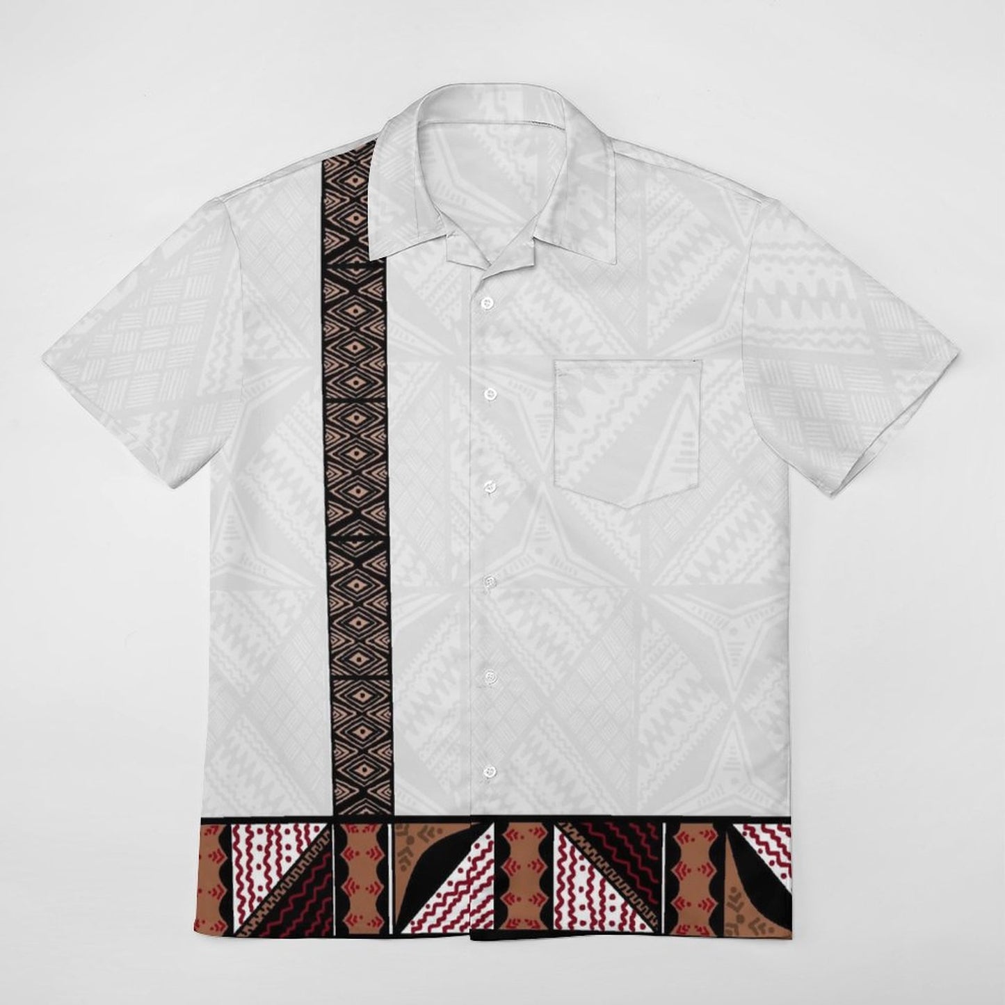 Chemise hévi blanc ta tapa gatu