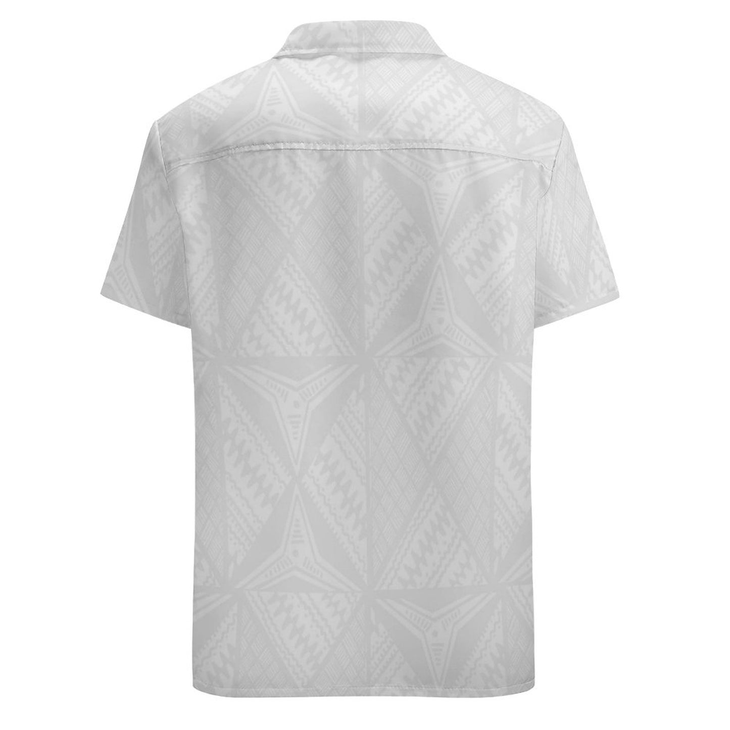 Chemise hévi blanc imprimé gatu fondu