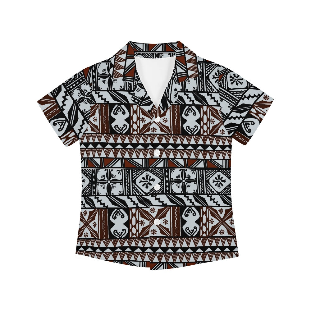 Chemise matt imprimée gatu