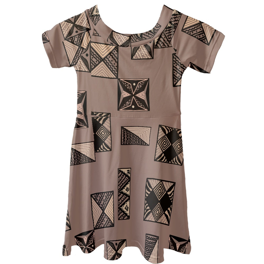 Robe pour petite fille manches courtes gatu