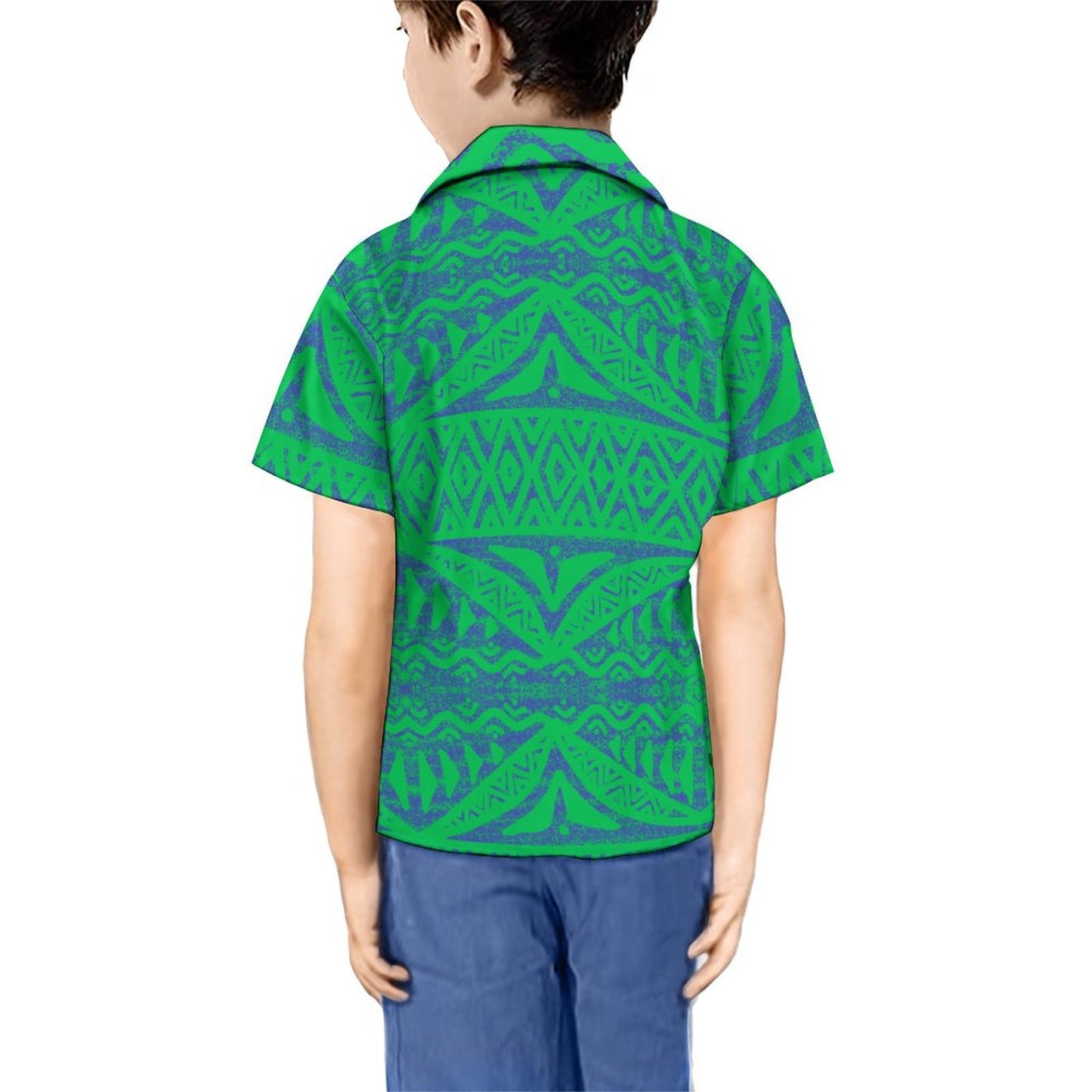 Chemise tita imprimée vert