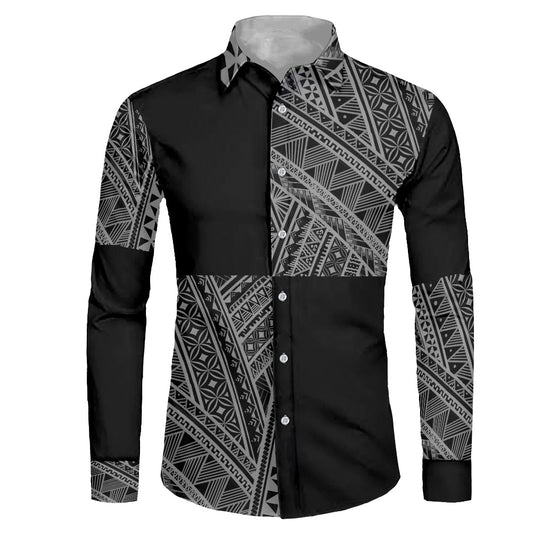 Chemise mata imprimée tapa