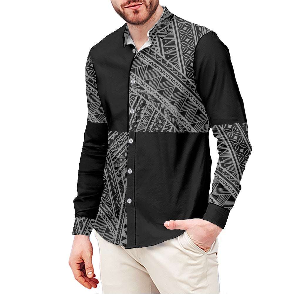 Chemise mata imprimée tapa