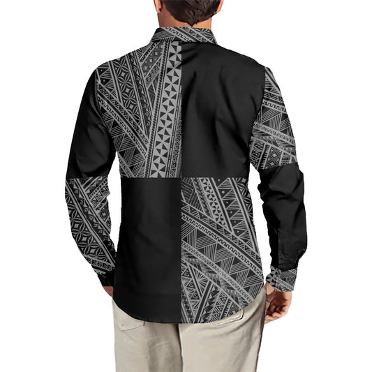 Chemise mata imprimée tapa