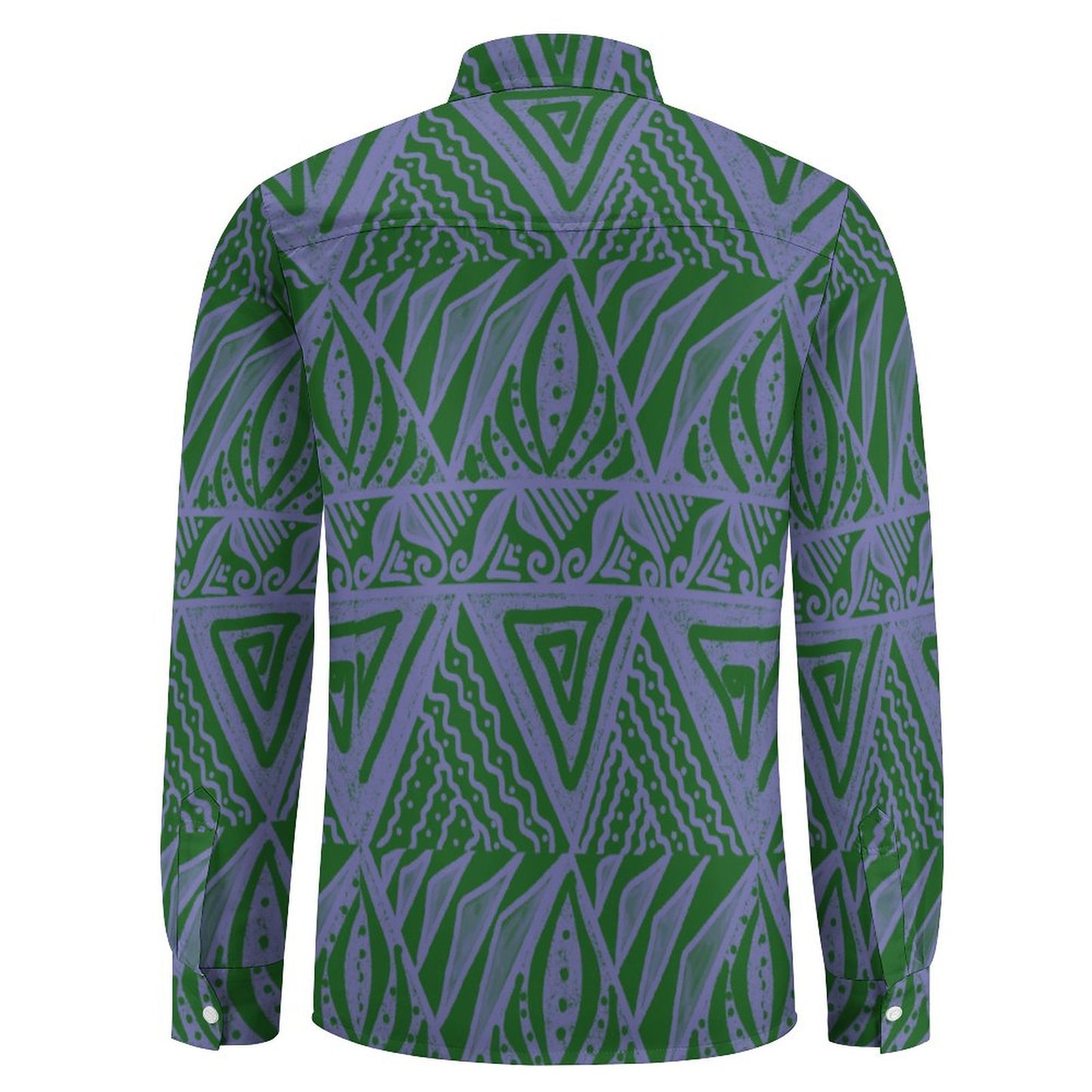 Chemise orion vert  imprimé gatu