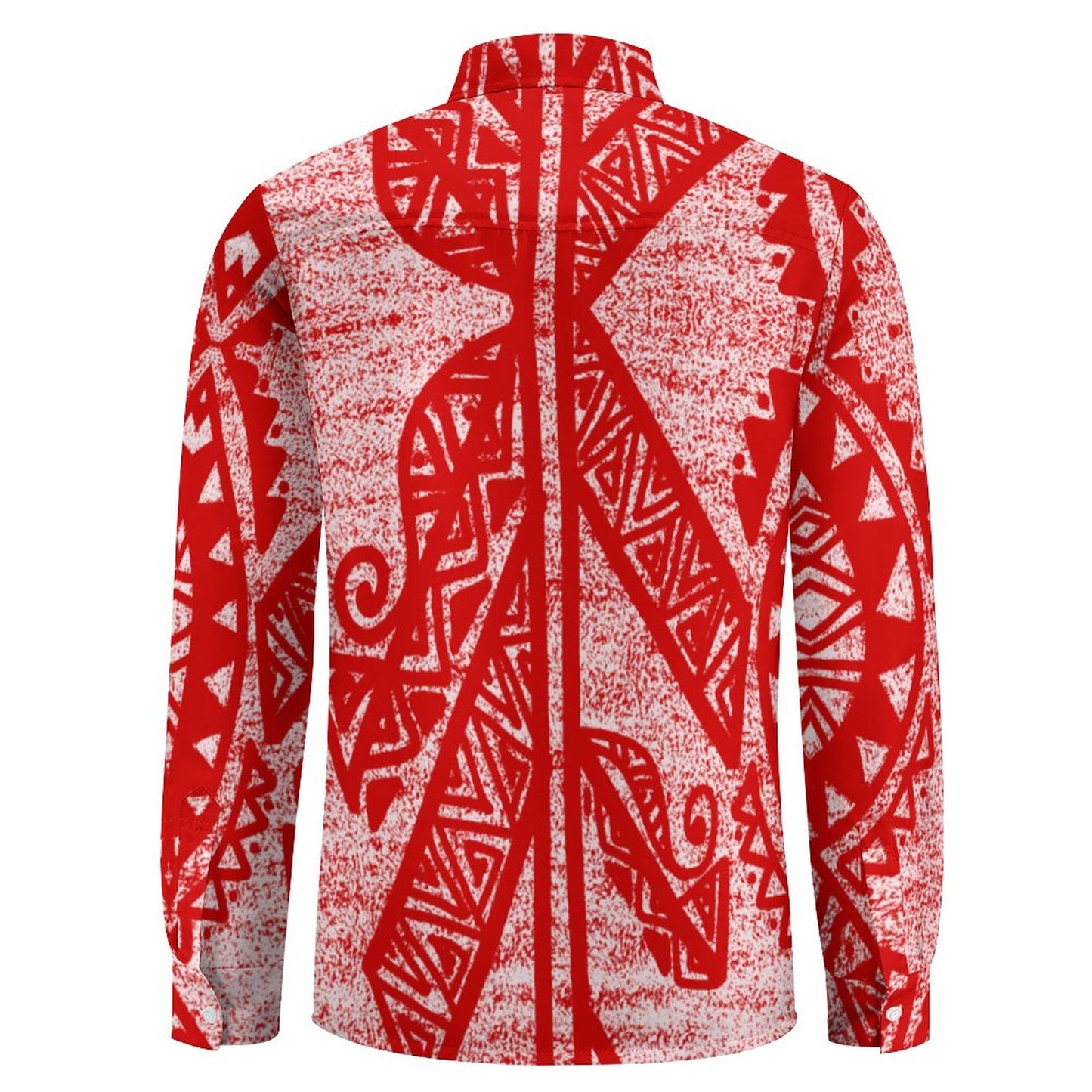 Chemise rouge kalaga imprimé gatu