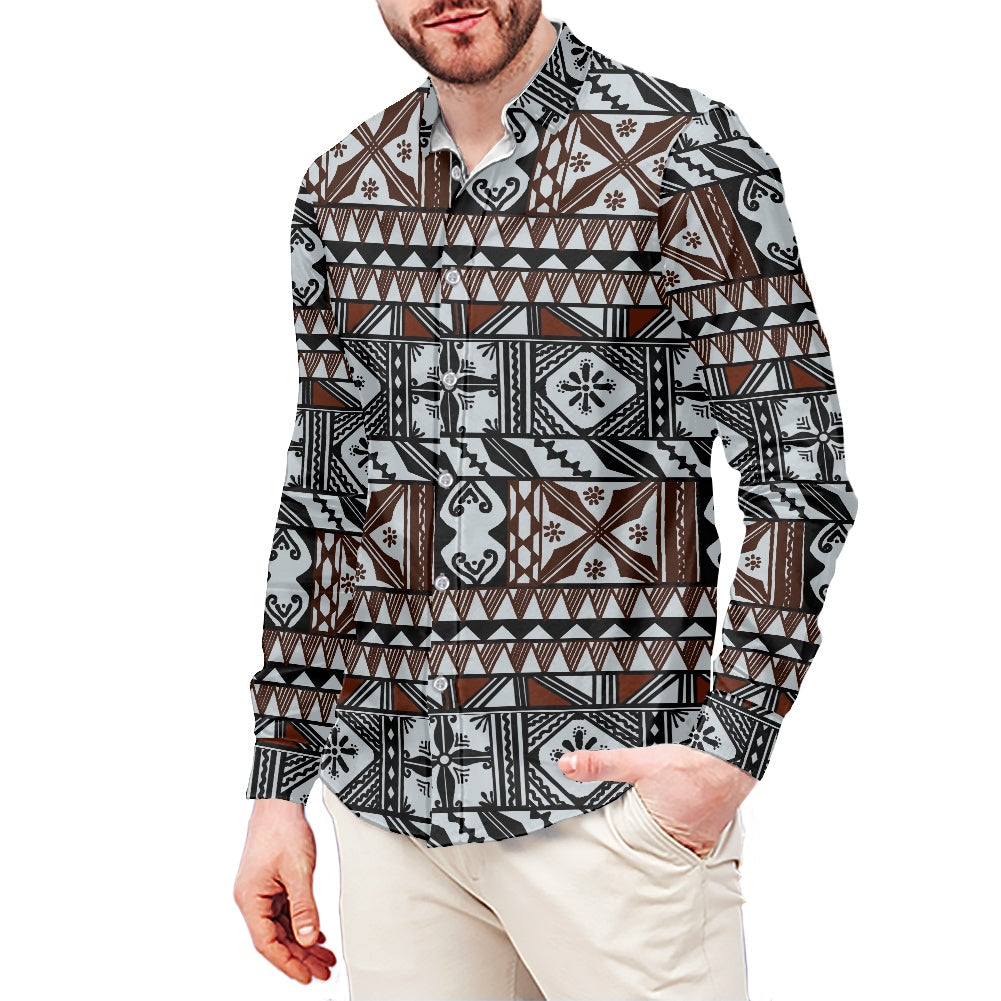 Chemise mata imprimée gatu