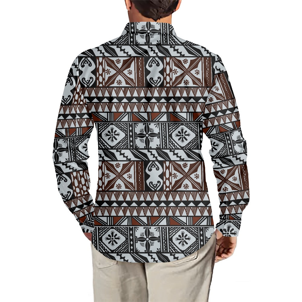 Chemise mata imprimée gatu