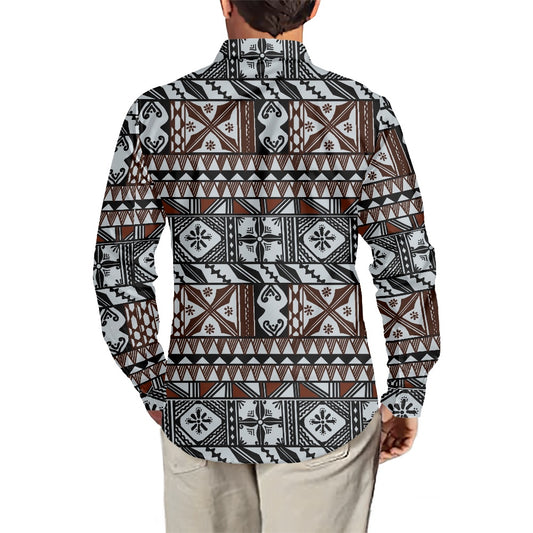 Chemise mata imprimée gatu