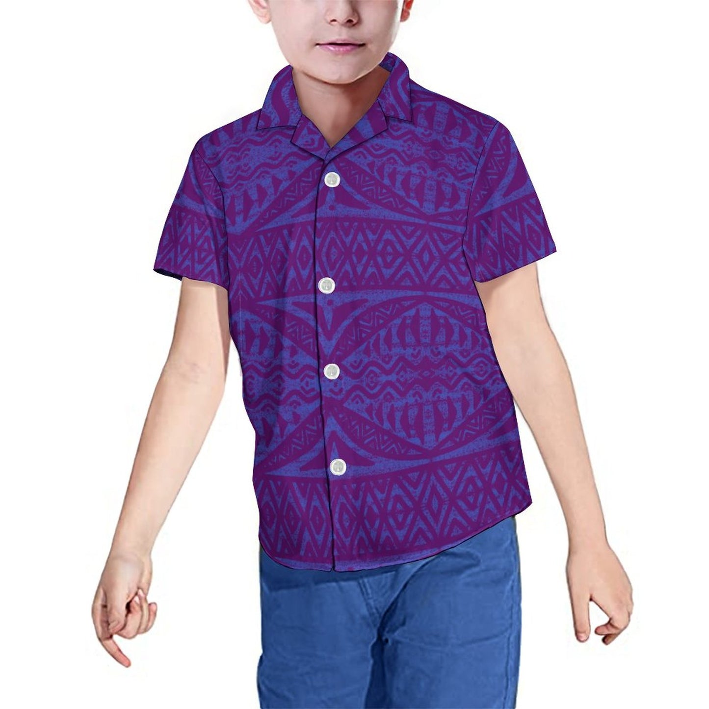 Chemise tita imprimée violet