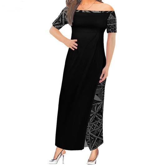 Robe longue bicolore gatu