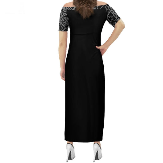 Robe longue bicolore gatu